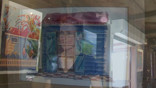 La case créole vue par Camille CAUDRELIER, artiste peintre