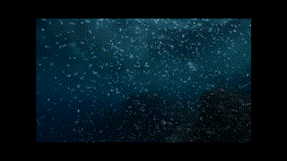 Projection en pein air 'Au fil de . l'eau'