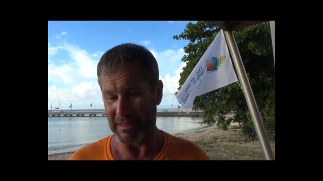 Rallye des iles du soleil à l'arrivée à Marie Galante