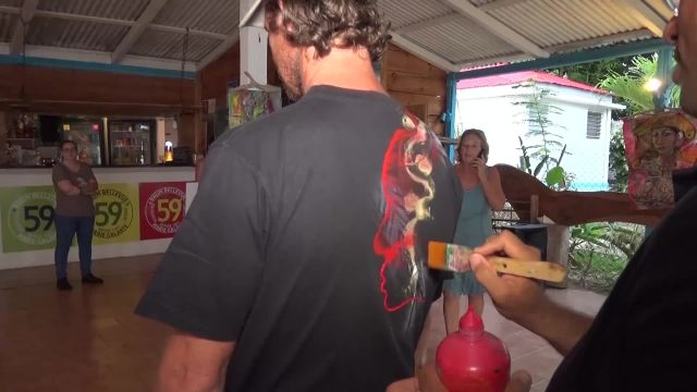 Michael WONG LOI SING s'est arrêté un temps à Marie Galante