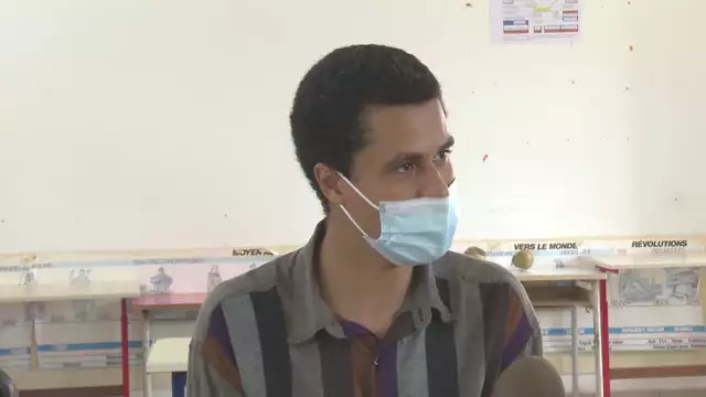 Yure Romao en résidence d'artistes  à l'école Leopold LUBINO à St Louis