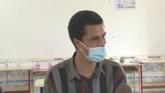 Yure Romao en résidence d'artistes  à l'école Leopold LUBINO à St Louis