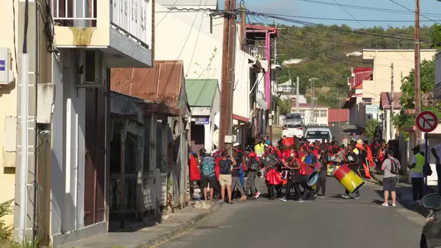 La mi-carême à Marie-Galante  solidaire avec le défilé Handival
