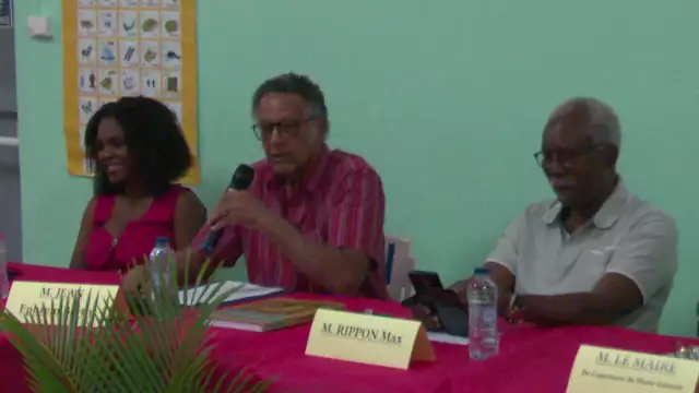 Une rencontre de 2 grands  auteurs de Marie-Galante