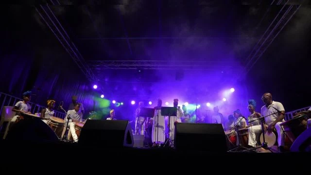 Live de la prestation Tanbou Lizin à Grand Bourg